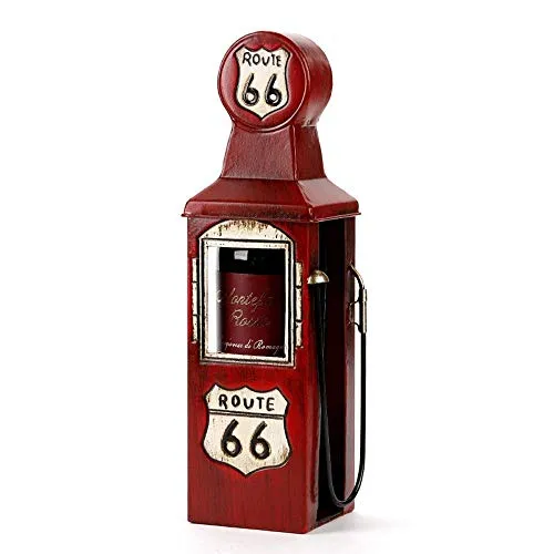 Elegante Semplicità Vino Rosso Stazione Di Servizio Padiglione Vecchio Ferro Battuto Portabottiglie Desktop Veranda Bar De...