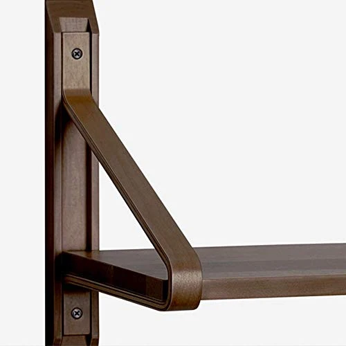 Semplicità Elegante Scaffale Muro Scaffalature Sospese Scaffali Semplici Legno Massello Scaffale per Libri Scene Multiple...