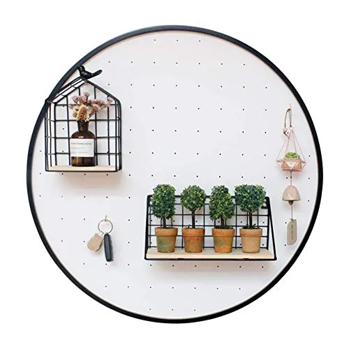 Semplicità Elegante Scaffale Muro Scaffale Galleggiante Scaffali Piastra per Fori Stoccaggio Semplice Multifunzione Famigl...