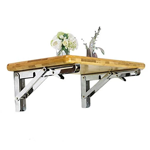 Semplicità Elegante Scaffale Muro Supporto da Tavolo Mobile Supporto per Laptop Scrivania Staffa Triangolare Scaffale per...