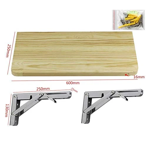 Semplicità Elegante Scaffale Muro Supporto da Tavolo Mobile Supporto per Laptop Scrivania Staffa Triangolare Scaffale per...