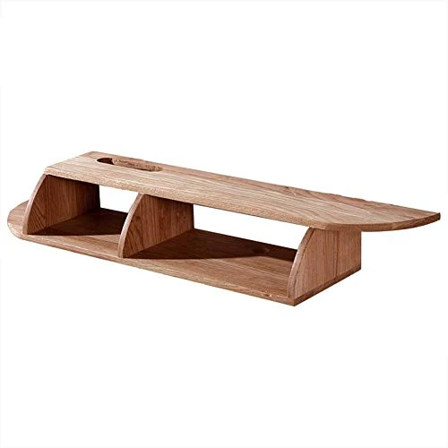 Semplicità Elegante Scaffale Sospeso Parete Mobile Tv Multistrato Armadietto Legno Massello Multifunzione Salvaspazio Prot...