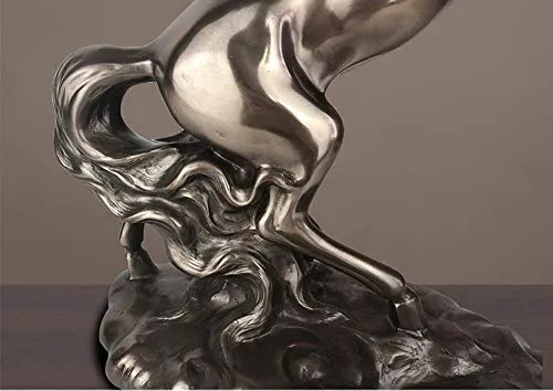 Semplicità Elegante Stile Europeo Pegasus Portabottiglie Decorazione Del Desktop Armadietto Del Vino Studio Soggiorno Bar...
