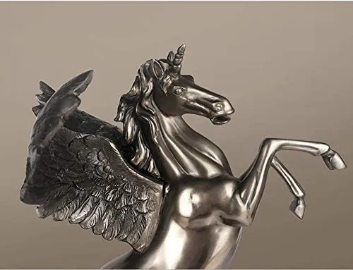 Semplicità Elegante Stile Europeo Pegasus Portabottiglie Decorazione Del Desktop Armadietto Del Vino Studio Soggiorno Bar...