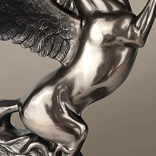 Semplicità Elegante Stile Europeo Pegasus Portabottiglie Decorazione Del Desktop Armadietto Del Vino Studio Soggiorno Bar...