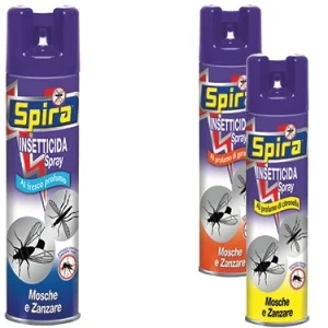 Insetticida spray mosche e zanzare Spira. Prezzo per Pezzo.