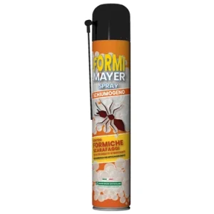 Insetticida spray SCHIUMOGENO Formiche e Scarafaggi Mayer Braun. Prezzo per Pezzo.