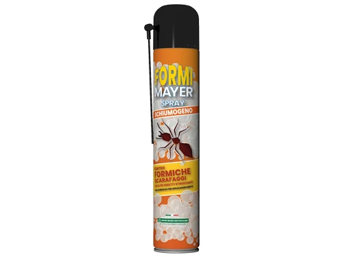 Insetticida spray SCHIUMOGENO Formiche e Scarafaggi Mayer Braun. Prezzo per Pezzo.