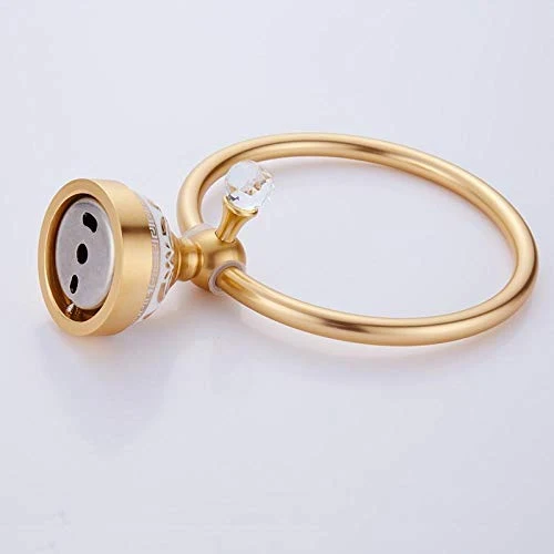 Joeesun Asciugamano anello alluminio europeo anello portasciugamani anello portasciugamani anello portasciugamani anello p...