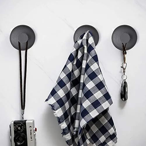 JOMOLA 2 ganci per asciugamani da bagno acciaio inox con ventosa per appendere asciugamani da cucina, utensili da cucina,...