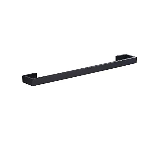 Kelelife Portasciugamani 62 cm Porta Asciugamani da Muro, Nero