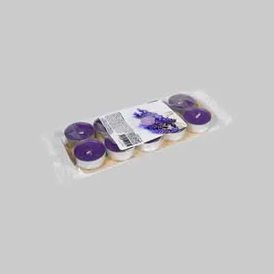 KIT CANDELE PROFUMATE 'TEALIGHT' Conf. 10 pezzi - Muschio bianco. Prezzo per Confezione.