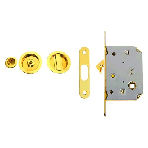 Kit Per Porte Scorrevoli Finitura Cromo Satinato