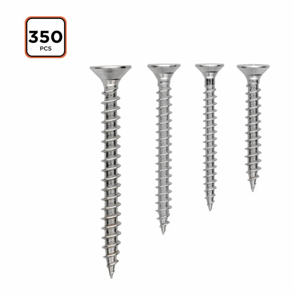 Kit di viti Black & Decker Pozidriv Legno 350 Pezzi