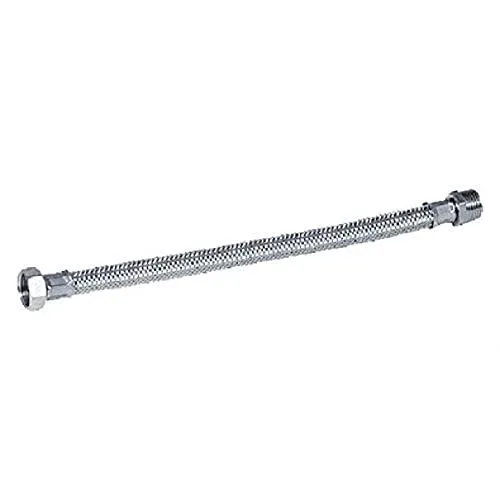 Koncreto Flessibile Cm 40 M 1/2'Xf 3/8'Pz2 Treccia Di Acciaio Inox