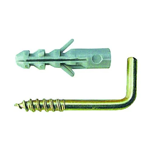 Koncreto Ganci Per Quadri M6 Pz 6 Acciaio Ottonato. Completi Di Tassello. Blister.