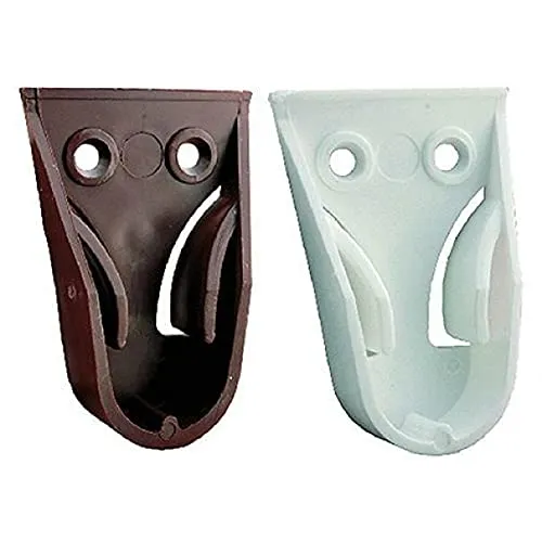 Koncreto Reggitubo Laterale Mm 18 Pz 4 Bianco Laterale Per Tubo Tondo. Blister.