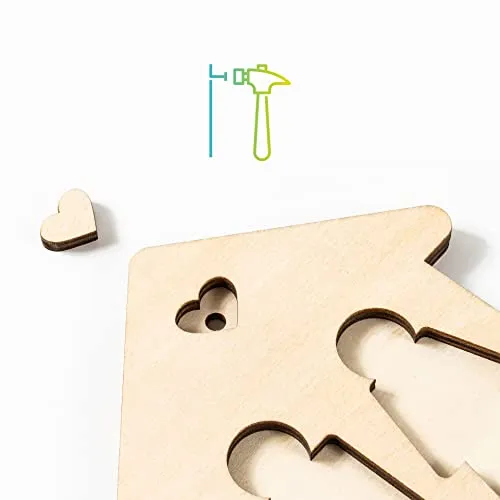 LAC Portachiavi Coppia Lui e Lei Legno | Portachiavi Casa Nuova Regalo Coppia Amore | Portachiavi Prima Casa Idee Regalo A...