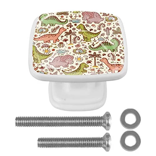 Set di 4 maniglie rotonde per armadio da cucina, credenza, cassettiera, cassettiera, con viti, per cucina, credenza, armad...