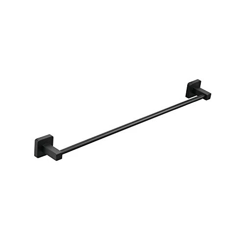 Porta asciugamano da bagno/cucina accessori portasciugamani Hanger 50 cm acciaio INOX nero pittura Leekayer