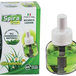 Liquido per elettroemanatori antizanzare 45 notti Spira Green. Prezzo per Pezzo.