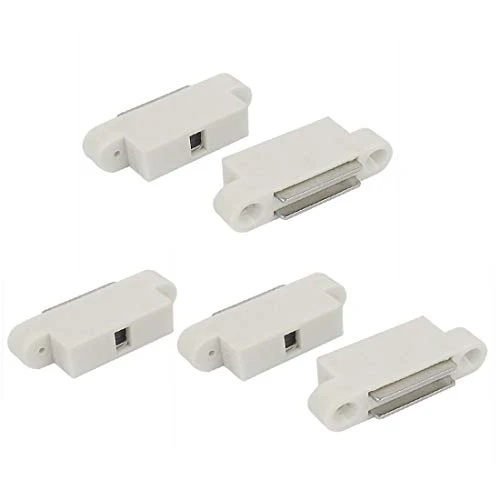 New Lon0167 5pcs Armadio primo piano Armadio efficacia affidabile Armadio cassetti Magnetico Fermo Cattura Beige 2' 'Lungh...