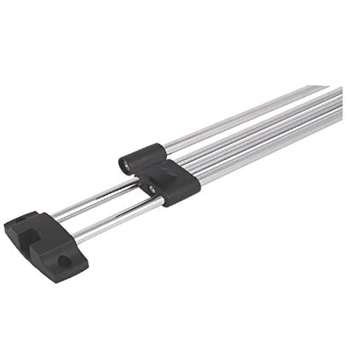 New Lon0167 Armadio guardaroba primo piano appendiabiti efficacia affidabile metallo scomparsa estraibile asta guida argen...