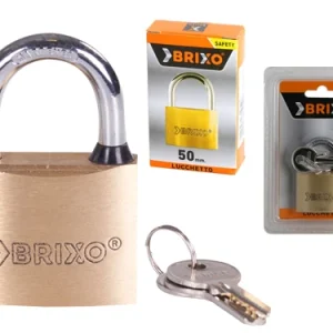 Lucchetti Brixo rettangolari. Prezzo per Pezzo.