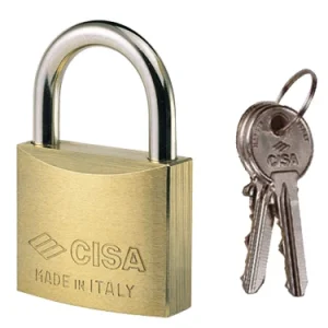 Lucchetti Cisa rettangolari Art. 22010. Prezzo per Pezzo.