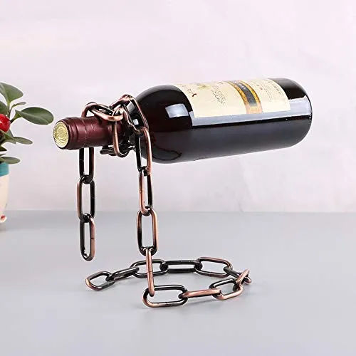 LYLSXY Scaffale per Vino, Corda Stile Catena Moda Creativo Moda Multicolore Decorazione Del Vino Opzionale Decorazione Sog...