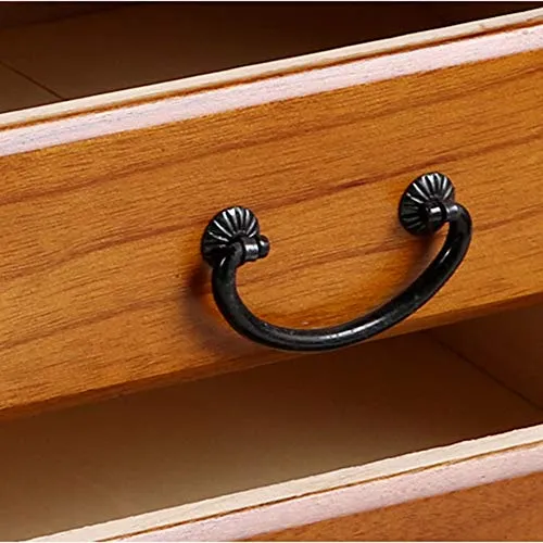 LYNN Contenitore Legno Massello Camera da Letto Retro Multistrato Del Desktop Armadietto Semplice Pratico Gioielli Armadie...