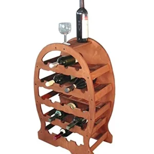 Cantinetta portabottiglie vino BOTTE legno 23posti MADE IN ITALY