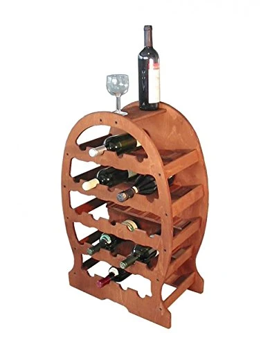 Cantinetta portabottiglie vino BOTTE legno 23posti MADE IN ITALY