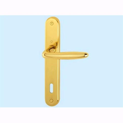 Maniglia Hoppe Roissy ottone M1941/332 - Art. 3213466 - Foro normale, distanza mm. 70 Conf. 2 Pz
