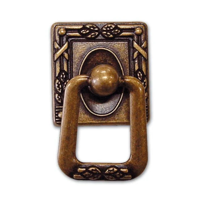 Maniglia Maniglietta per Mobili 30x54 mm Patinato Pulito Metal Style Art.12060