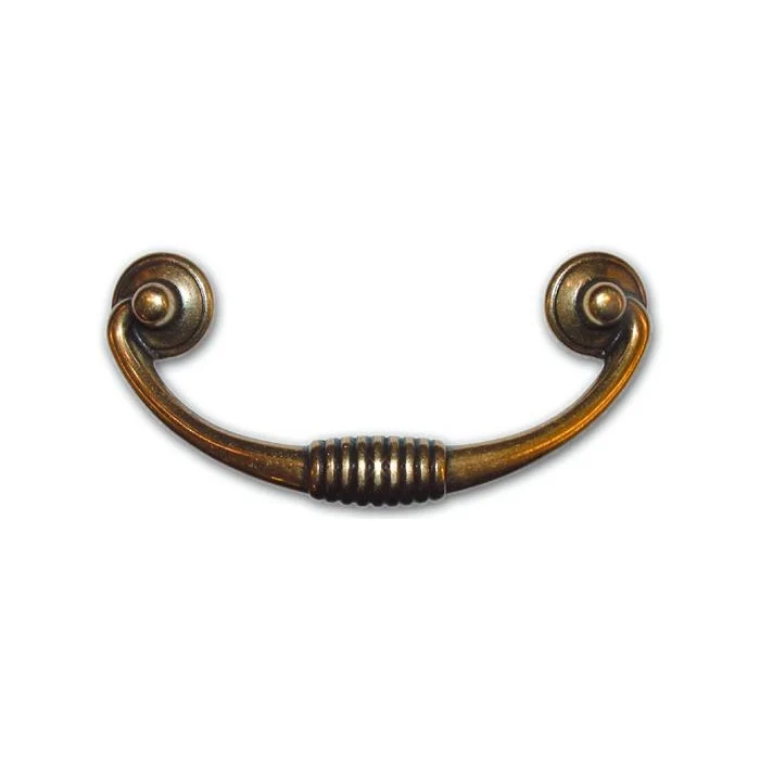 Maniglia Maniglietta per Mobili Oro Valenza 15115 Metal Style Handles 82x35 mm