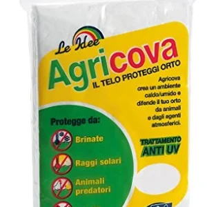 Maniver Agricova Telo di protezione tessuto non tessuto sp. 17 gr, Bianco, mt 2.4 x 10