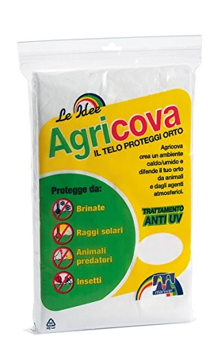 Maniver Agricova Telo di protezione tessuto non tessuto sp. 17 gr, Bianco, mt 2.4 x 10