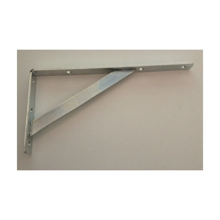 Mensola con Saetta Acciaio Zinco Cromato misura 20 cm Spessore 3 mm 1 pz