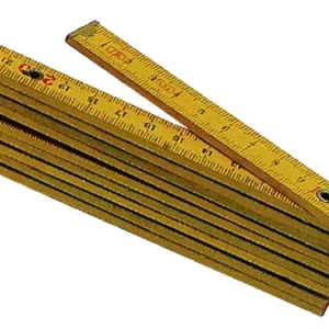 Metro legno 10 stecche. Prezzo per Pezzo.