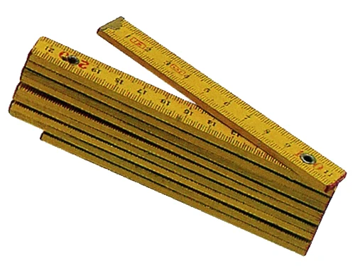 Metro legno 10 stecche. Prezzo per Pezzo.