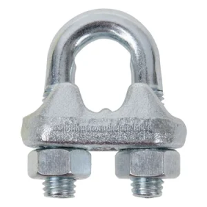 Morsetti cavallotti per funi Robur 8016. Prezzo per Pezzo.