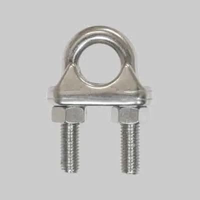 MORSETTO PER FUNI INOX mm 3-4. Prezzo per Pezzo.