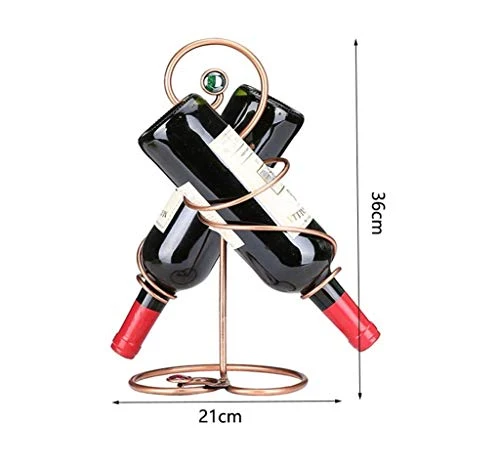 MTYLX Scaffale per Vino, Rack Di Stoccaio, Armadietto per Vino, Cremagliera da 2 Bottiglie per Vino per Vino per Vino, Por...