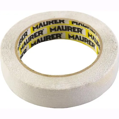 Nastro ANTISCIVOLO ADESIVO BIANCO Lunghezza 5 mt Altezza 25 mm MAURER ROTOLO