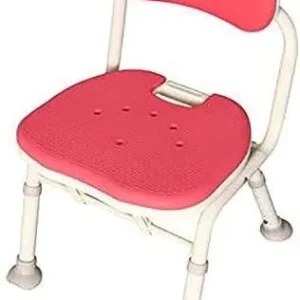 NZDY Articoli Essenziali per la Casa, Sgabelli da Bagno Antiscivolo con Schienale Sgabelli Bracciolo Sgabello da Bagno Sed...
