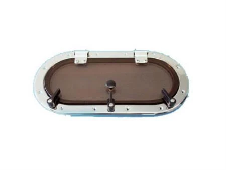 Oblo' Ovale Inox 25x210x400 Mm