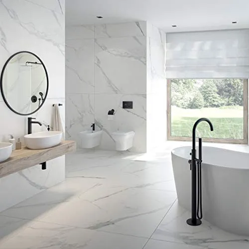 oltens Hamnes 40809000 - Lavandino ovale con rivestimento SmartClean, 47,5 x 34 cm, colore: Bianco