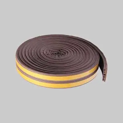 PARAFREDDO PER PORTE E FINESTRE GOMMA IDEAL STAR mm 9 x mt 6 - Col. Marrone. Prezzo per Pezzo.