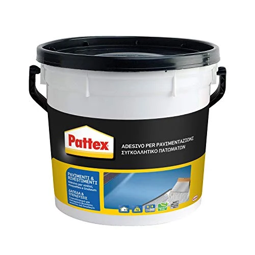 Pattex adesivo acrilico per incollare linoleum, moquettes conf. da 5 kg art. 674283 Henkel